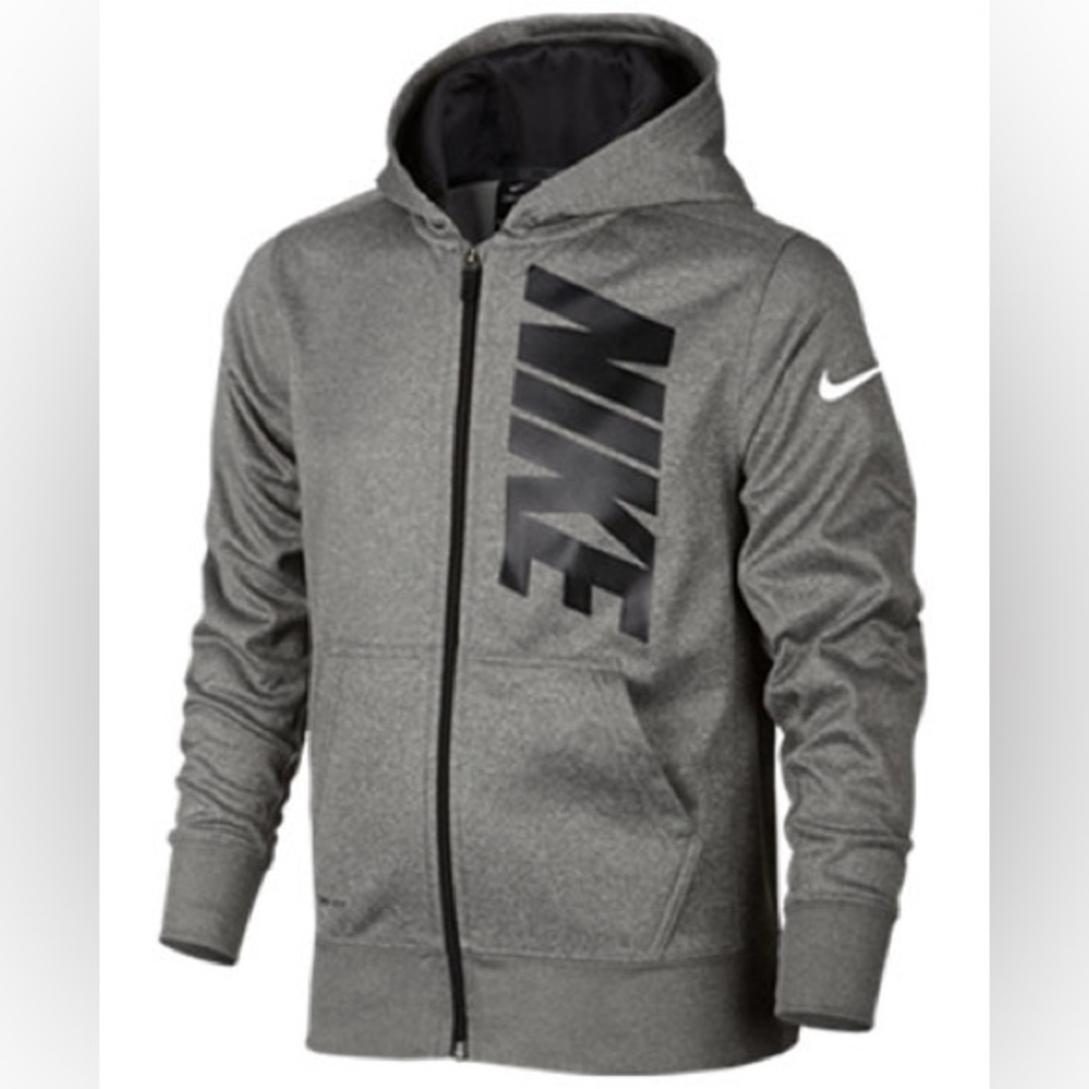 Nike Charcoal Full-Zip Hoodie Size M